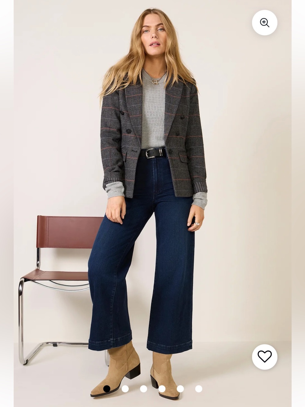 Paige - Anessa High Rise Wide Leg Bespoke Jeans - Perfect For Fall